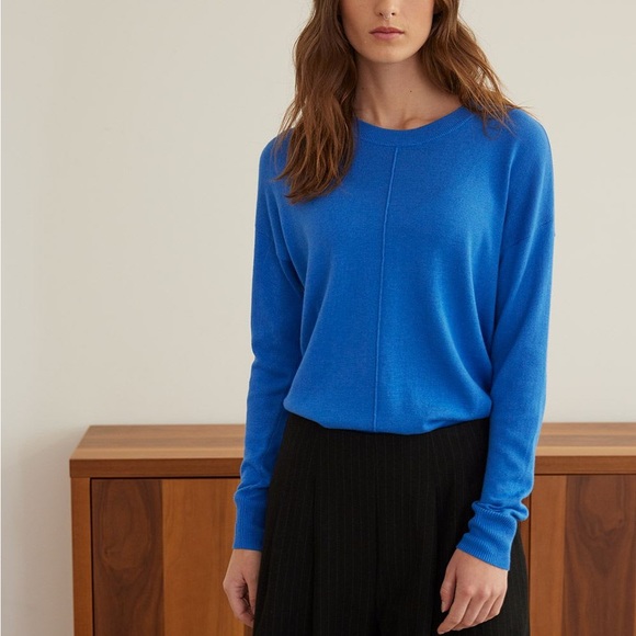 Reitmans long sleeve knit crewneck, size S, sea green - Picture 6 of 6